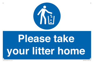 Please take your litter home